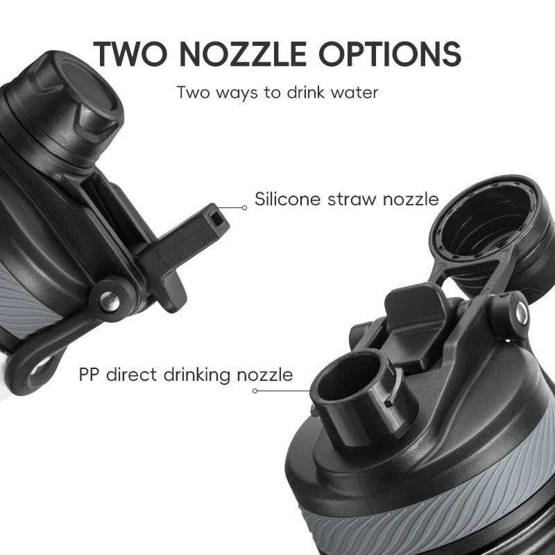 Gourde de vélo en verre 500 ml à 1,2 L isotherme