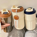Gourde à café en inox 450 ml à affichage de température — 6 coloris