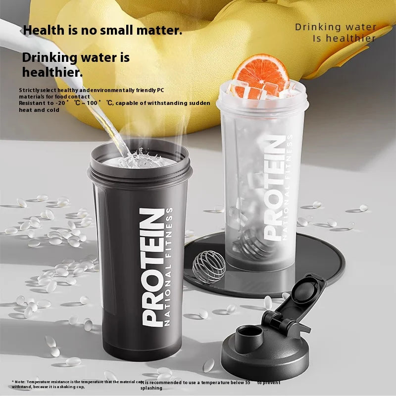 Gourde de sport 400 ml à 600 ml shaker