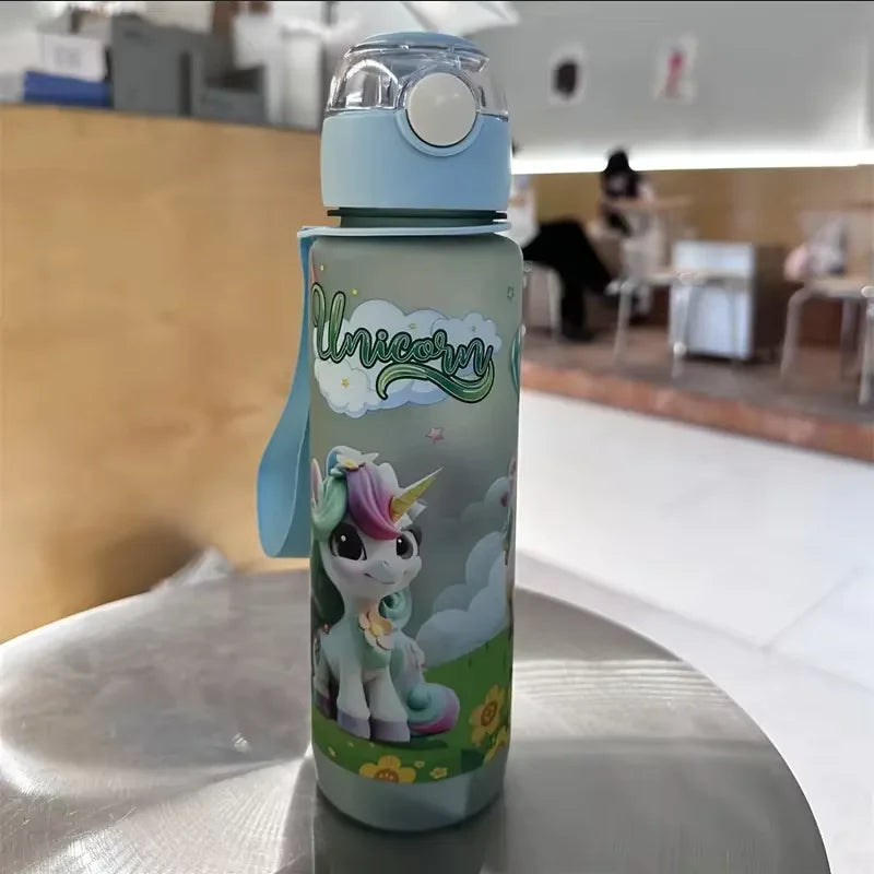 Gourde de sport en plastique sans BPA 2 L — Givré et Vert