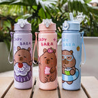Gourde Enfant - Capybara 750 ml avec paille