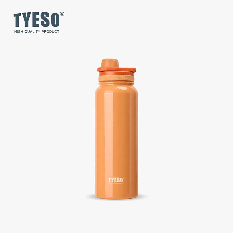 Gourde de sport en inox 600 ml à 1,2 L isotherme — 750 ml Orange