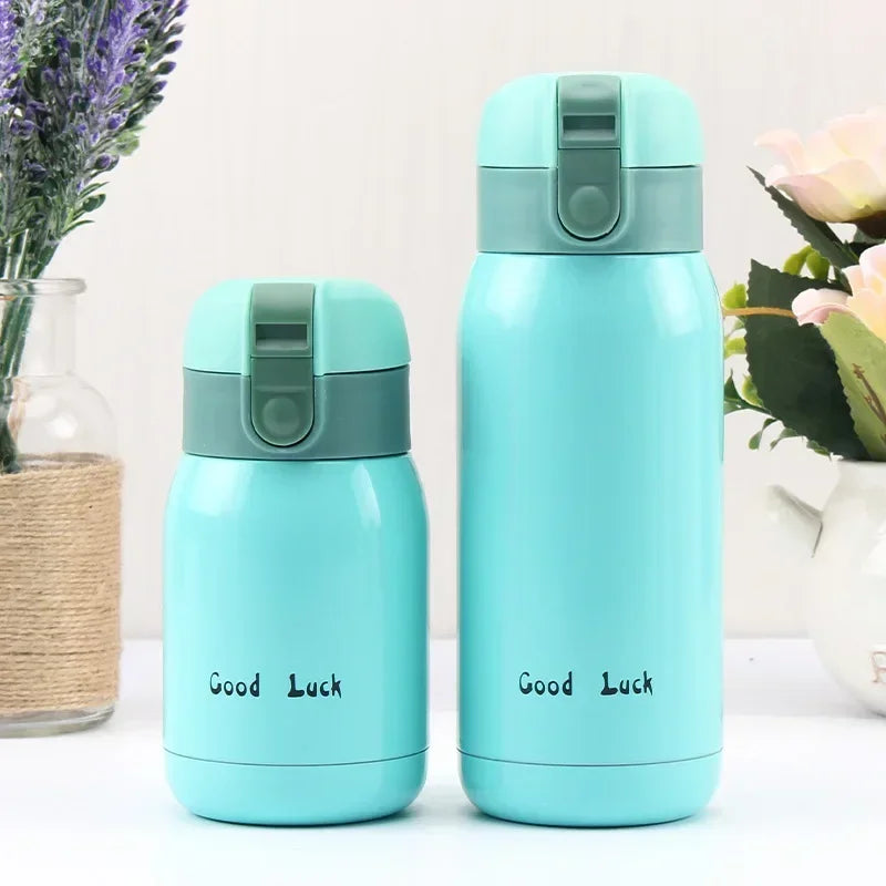 Gourde enfant en inox 200 ml à 360 ml isotherme — 360 ml Bleu