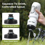 Gourde de vélo en plastique sans BPA 750 ml