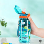 Gourde Enfant transparente - Poissons, Lapins 600 ml