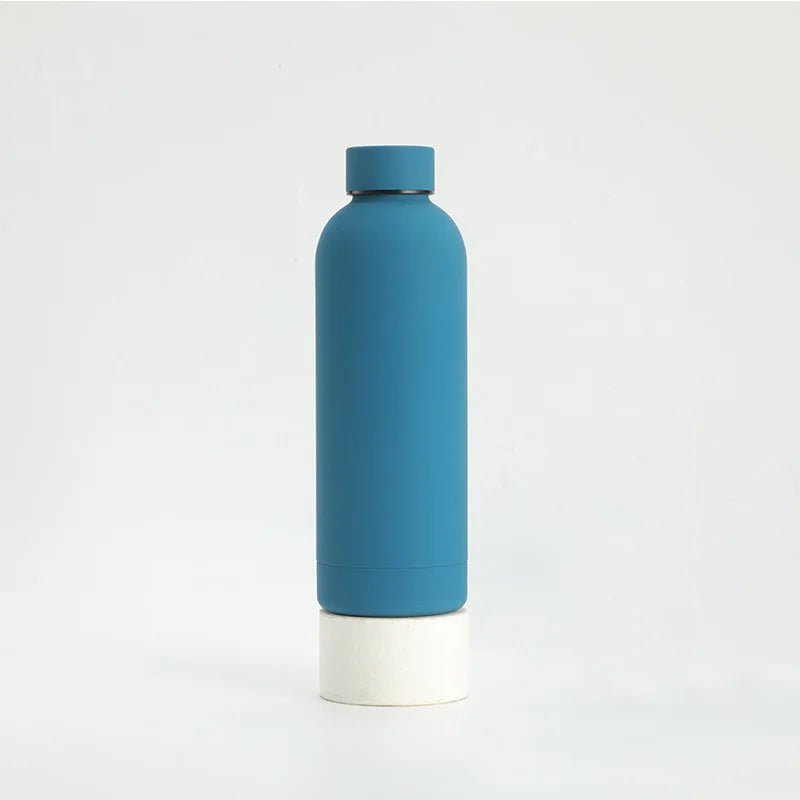 Gourde de sport en inox 500 ml à 750 ml isotherme — Bleu