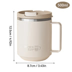 Gourde enfant en inox 500 ml isotherme — Beige c style