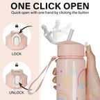 Gourde enfant en plastique sans BPA 680 ml à 750 ml