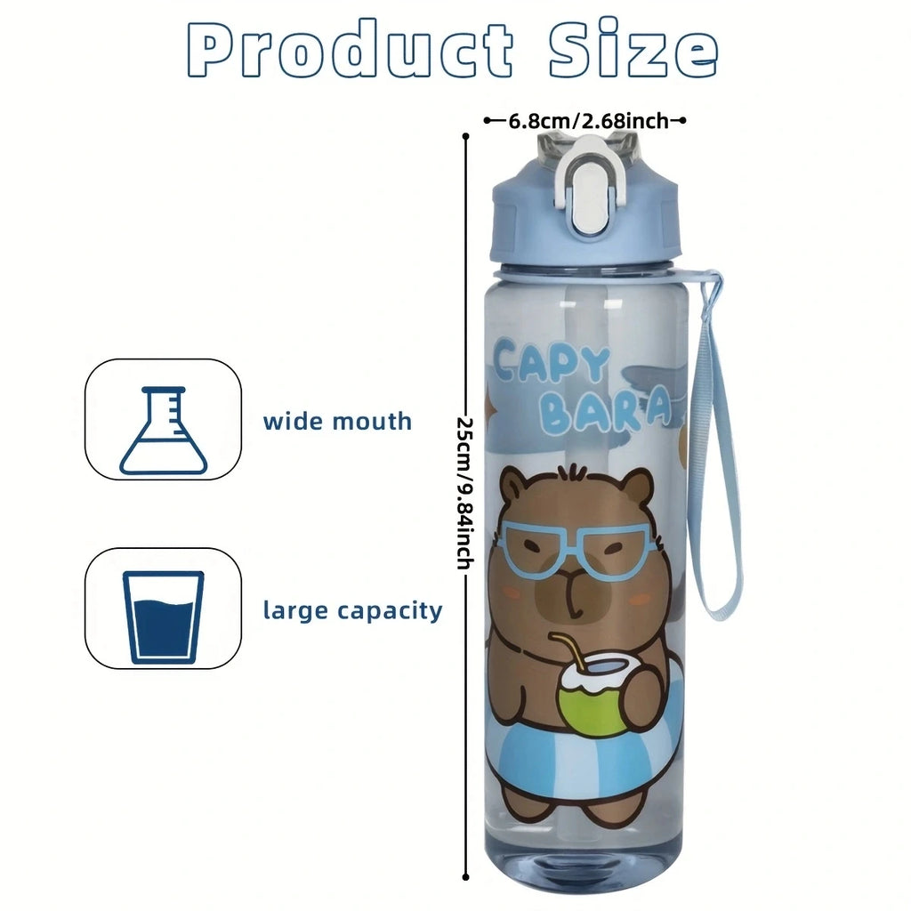 Gourde Enfant - Capybara 750 ml avec paille