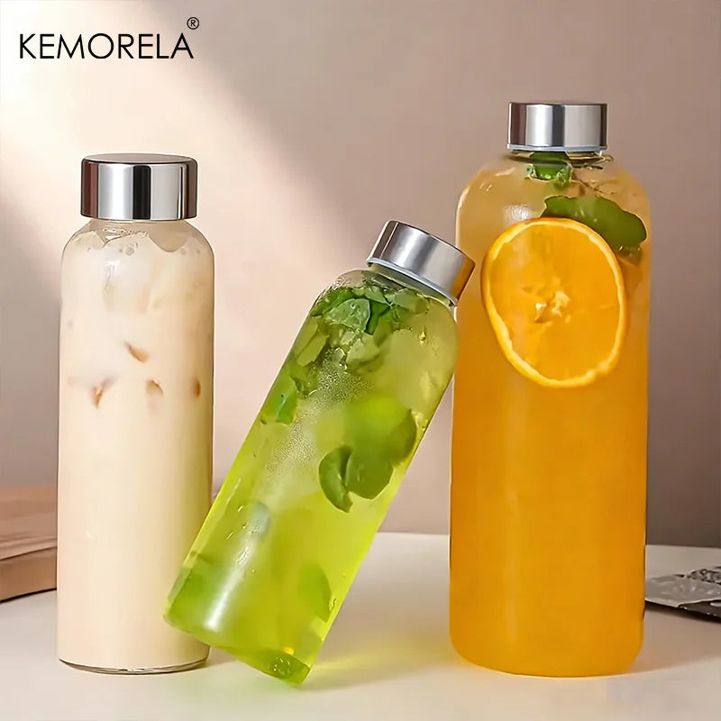 Gourde de sport en verre 500 ml à 1 L