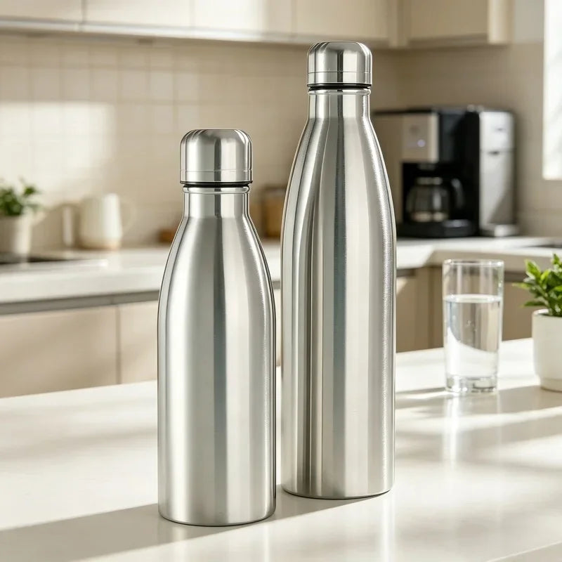 Gourde de sport en inox 750 ml à 1 L