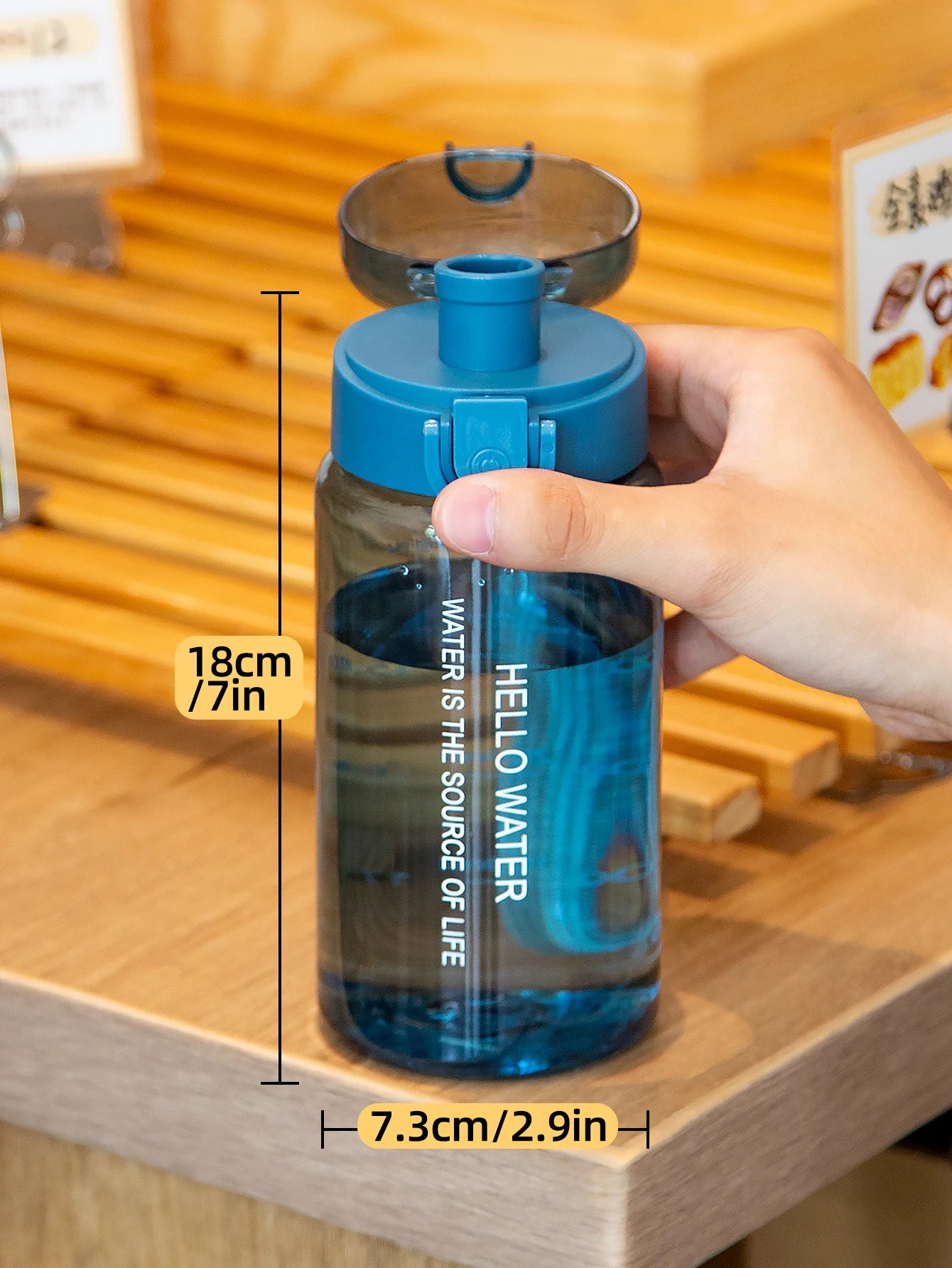 Gourde en plastique sans BPA 180 ml à 550 ml avec filtre