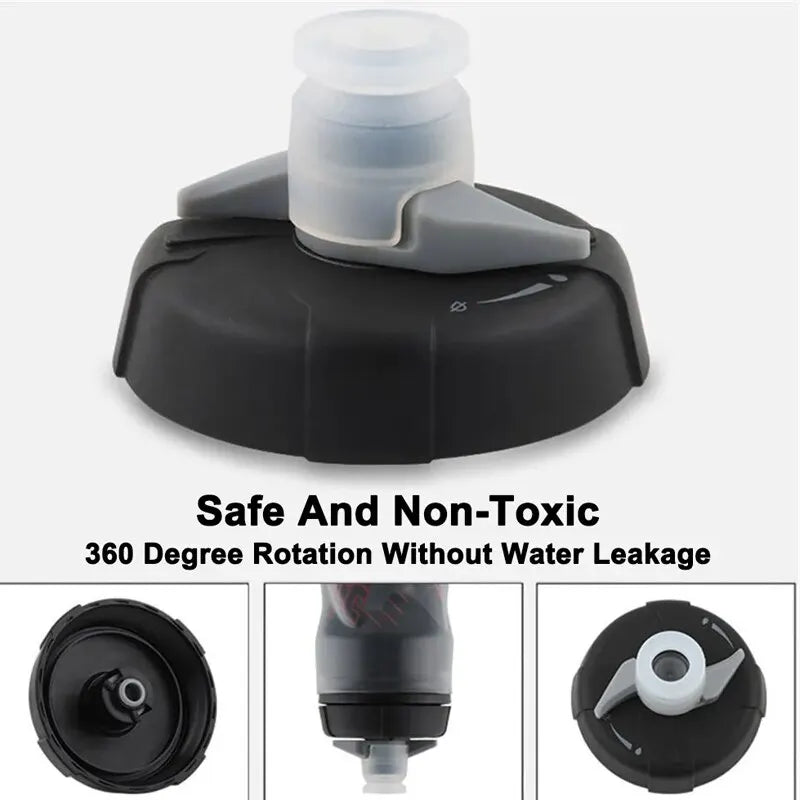 Gourde de vélo en plastique sans BPA 600 ml