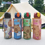 Gourde enfant en plastique sans BPA 750 ml à paille