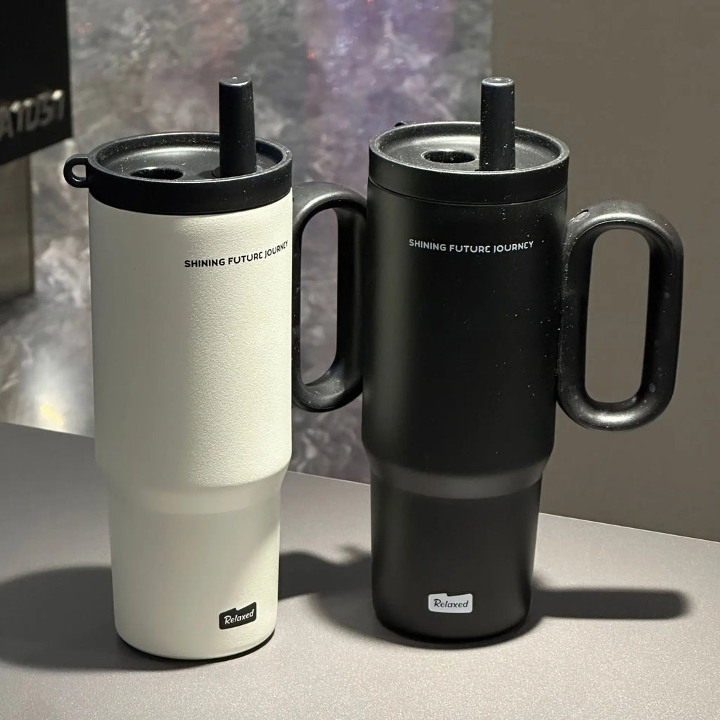 Gourde de sport en inox 720 ml à 750 ml à paille