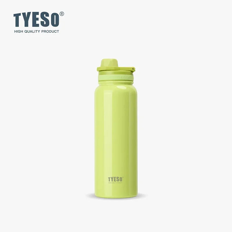 Gourde de sport en inox 600 ml à 1,2 L isotherme — 600 ml Jaune clair