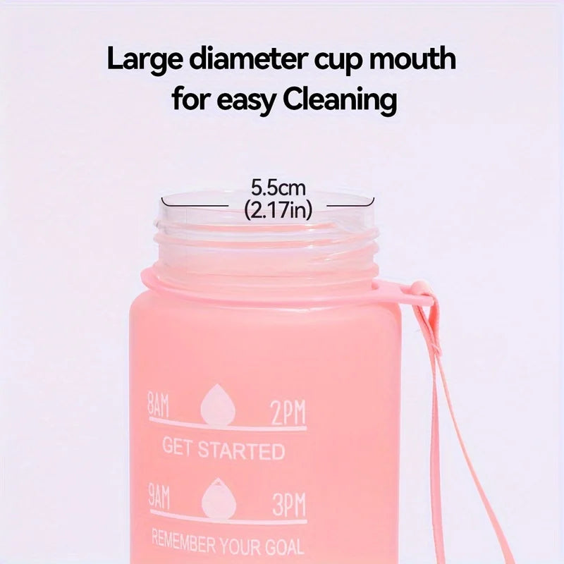 Gourde de sport en plastique sans BPA 700 ml à paille