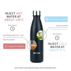 Gourde de sport en inox 500 ml isotherme — 18 coloris