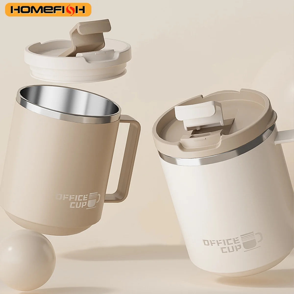 Gourde à café en inox 500 ml isotherme