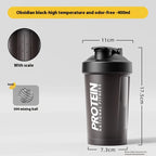 Gourde de sport 400 ml à 600 ml shaker — 4 coloris