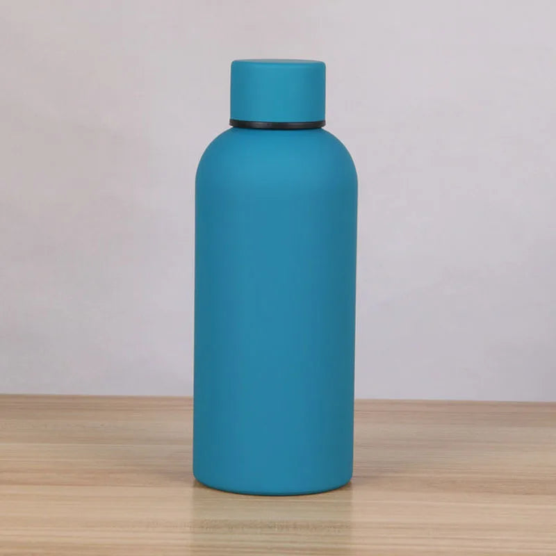 Gourde de sport en inox 350 ml à 750 ml isotherme — Bleu