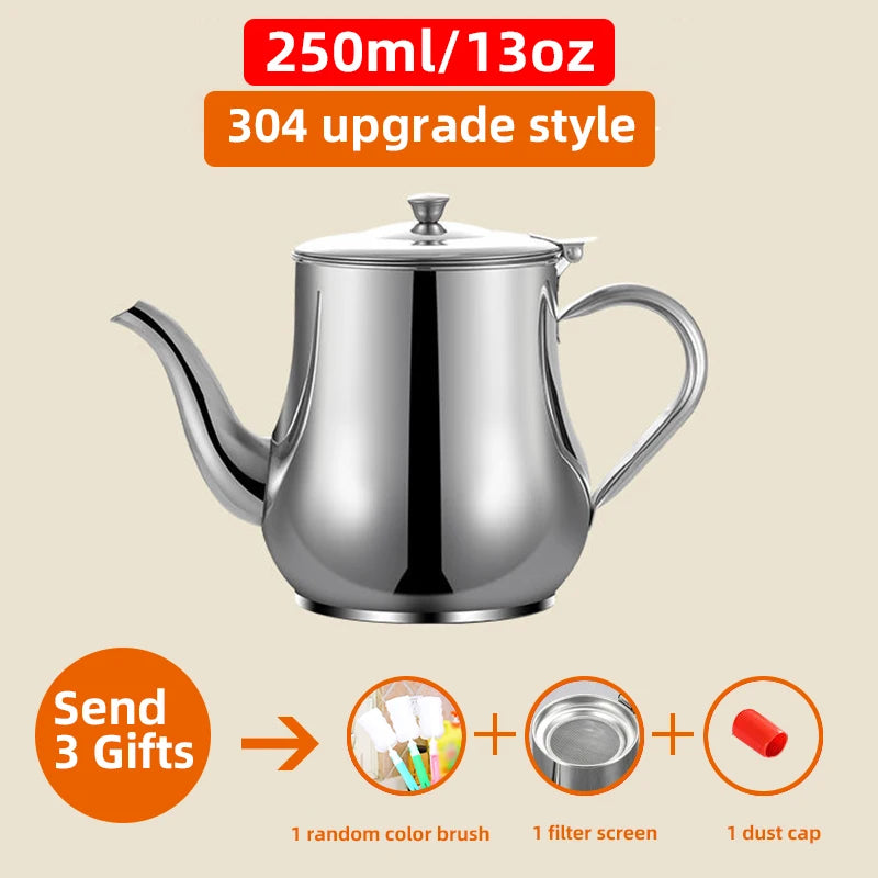 Gourde en inox 250 ml à 1,8 L avec filtre — F 304 upgrade