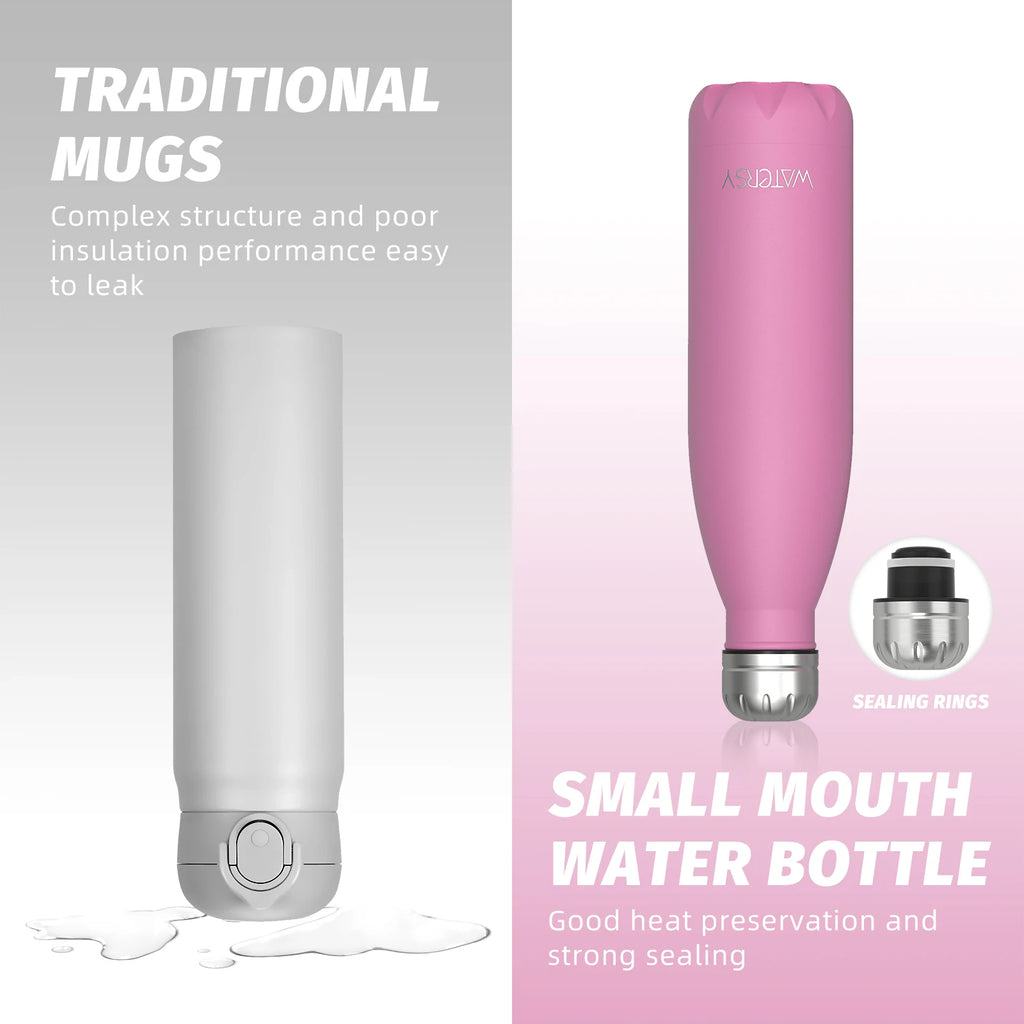 Gourde de sport en inox 500 ml isotherme