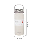 Gourde en inox 1 L à 1,2 L à paille