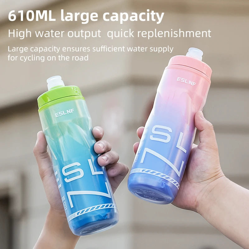 Gourde de vélo 610 ml isotherme — 4 coloris