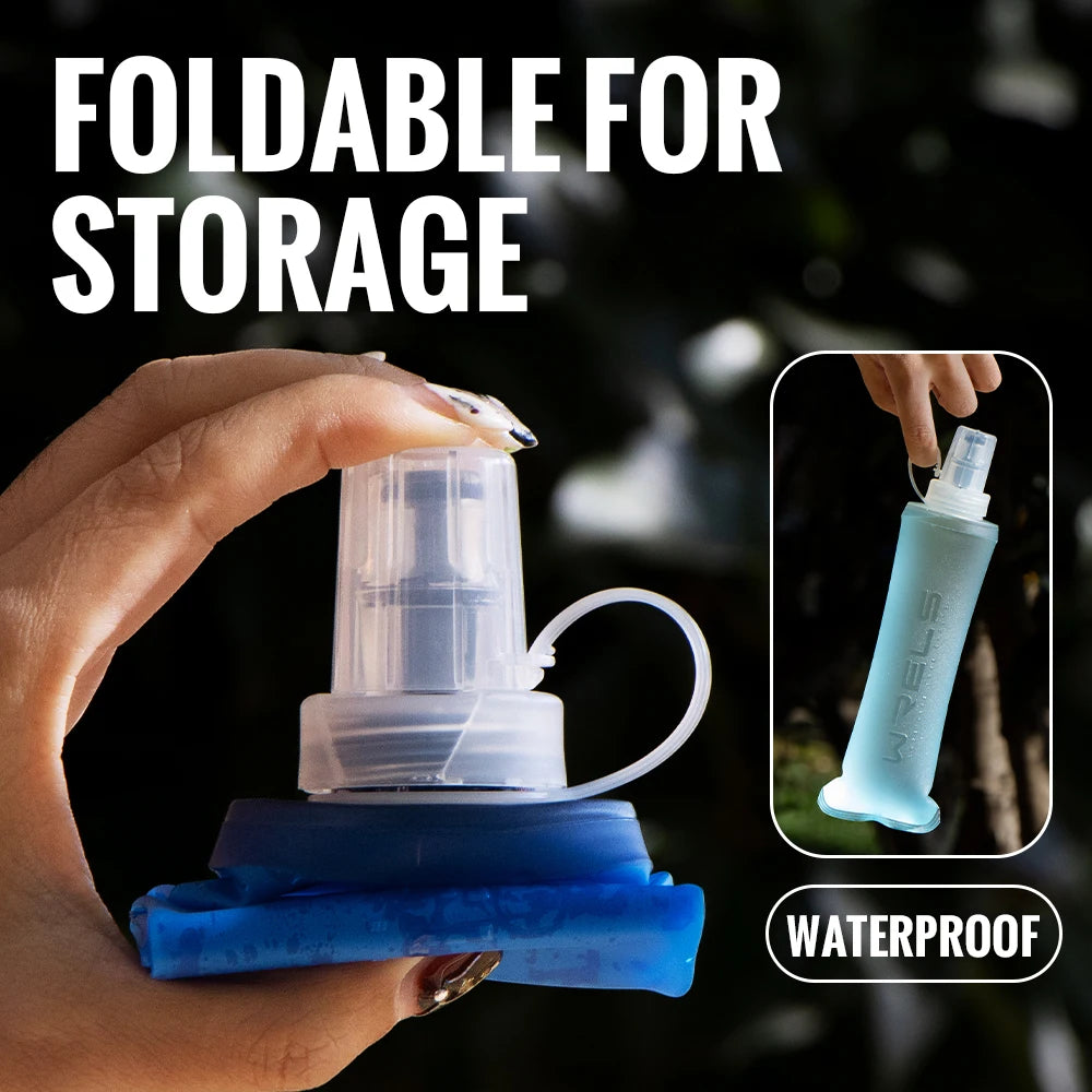 Gourde de sport en silicone 150 ml à 500 ml (2)