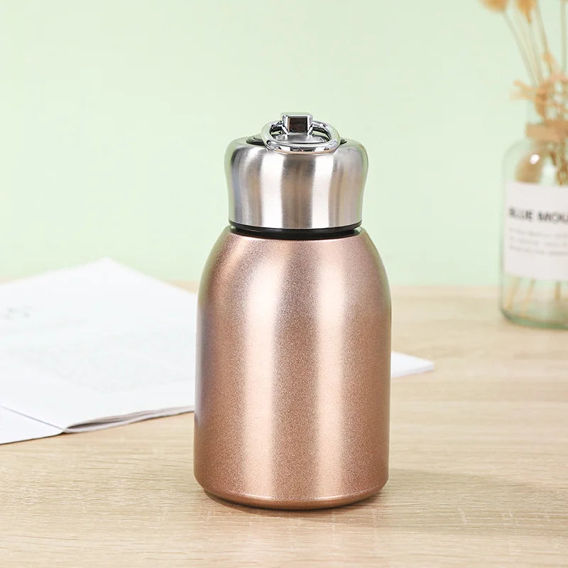 Gourde à café en inox 300 ml isotherme — Or rose