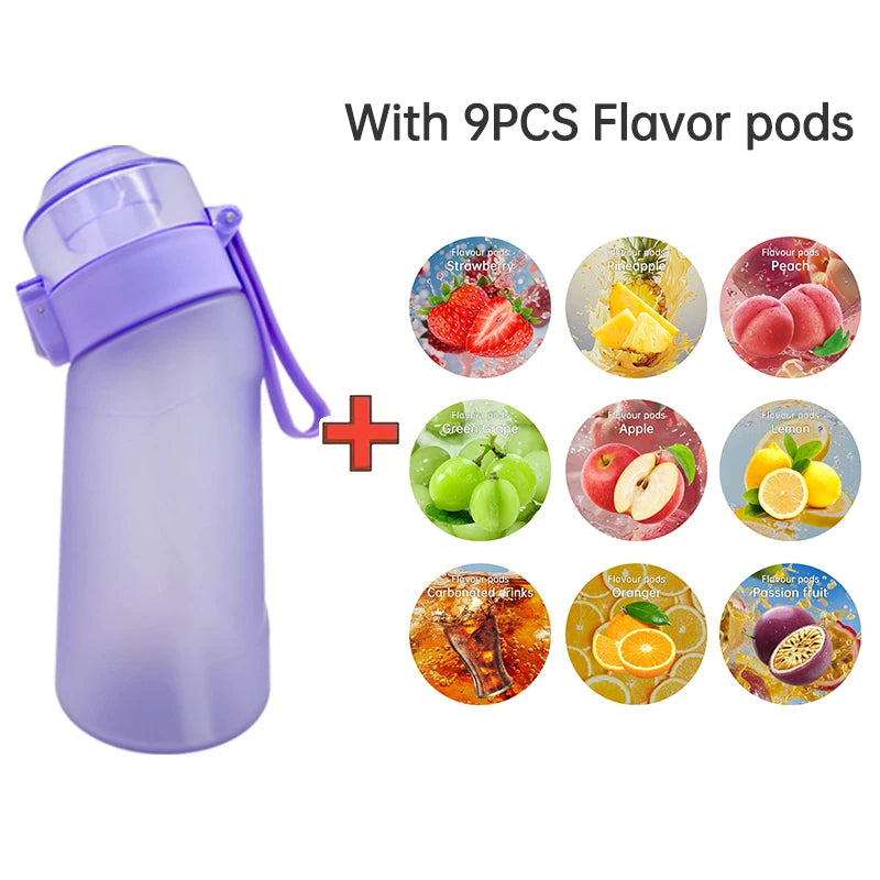 Gourde de sport 500 ml à paille — Givré et Violet