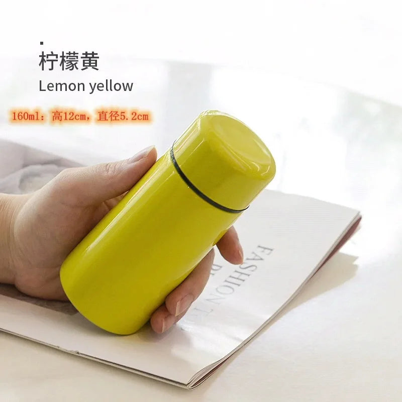 Gourde de sport en inox 160 ml isotherme — Jaune