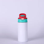 Gourde enfant en inox 360 ml à paille