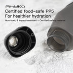 Gourde de vélo 600 ml compacte