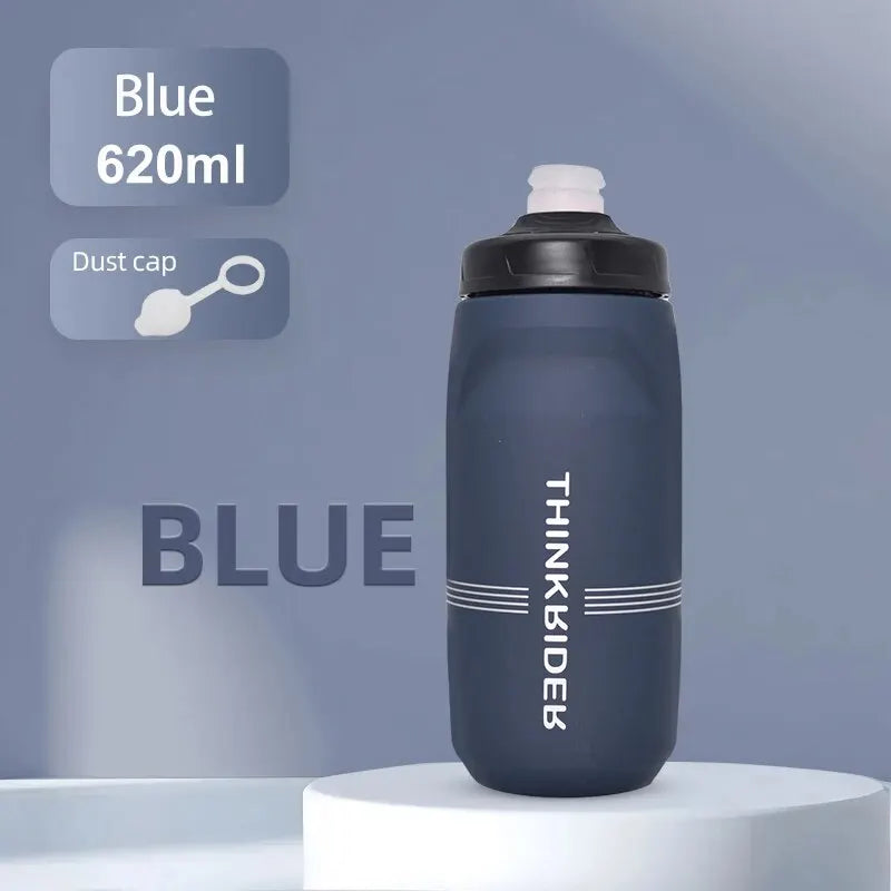 Gourde de vélo en plastique sans BPA 620 ml à 750 ml — Bleu