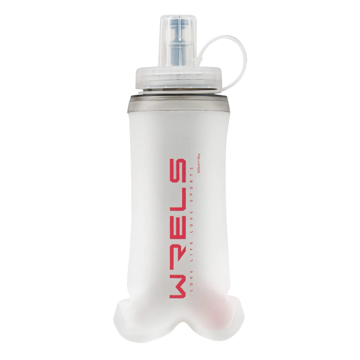 Gourde de vélo en silicone 300 ml à 500 ml — Rouge