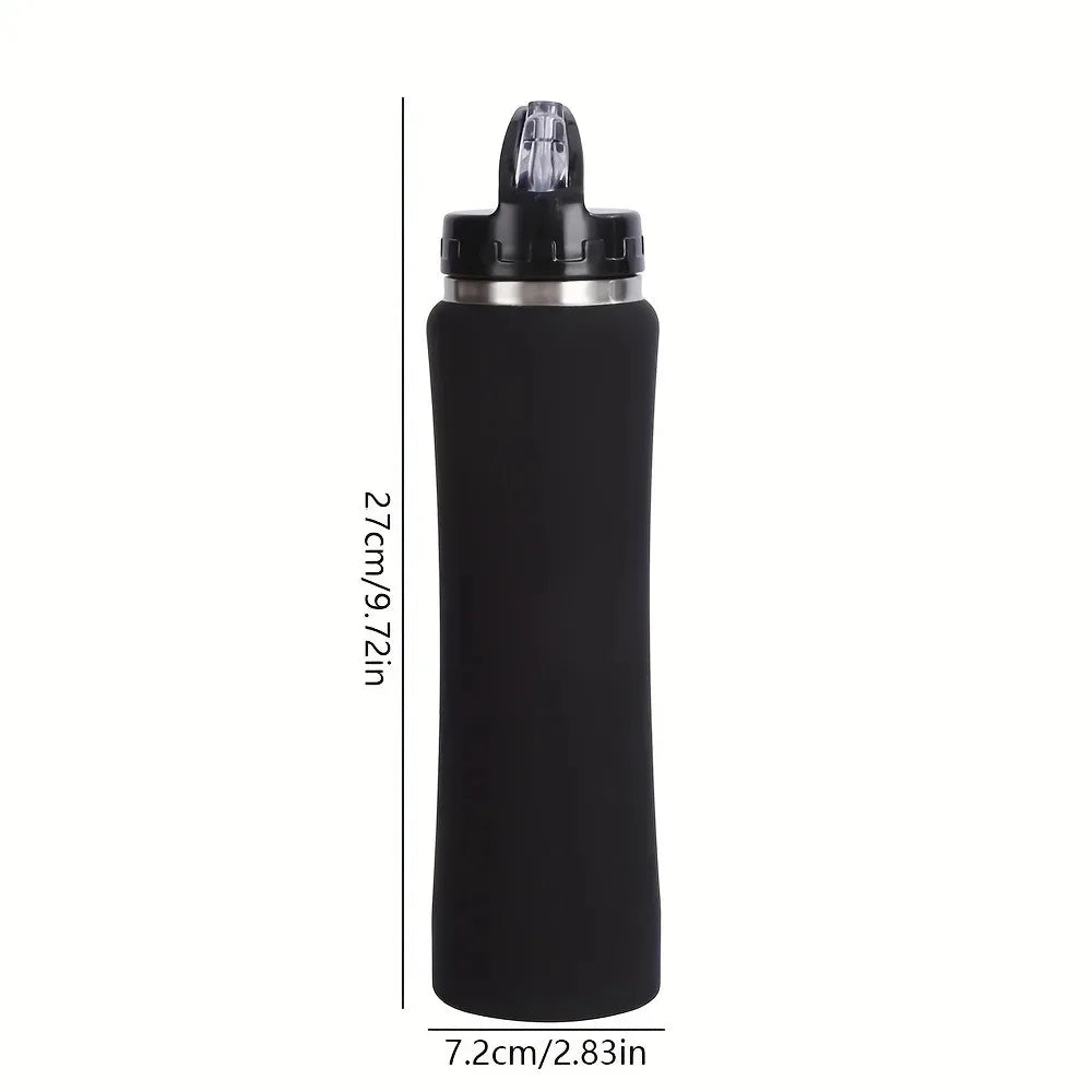 Gourde en inox 600 ml à paille
