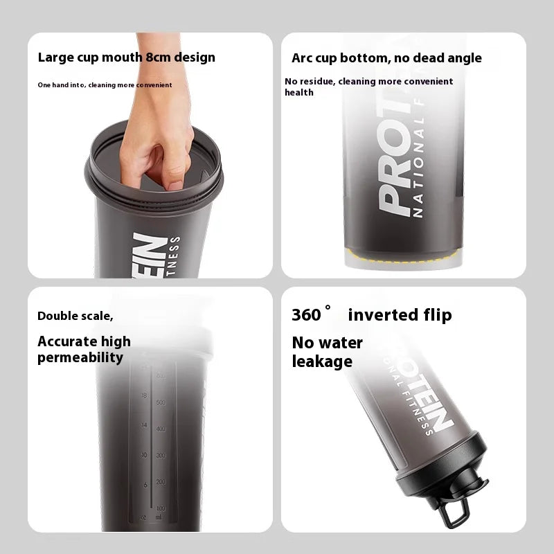 Gourde de sport 400 ml à 600 ml shaker