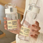 Gourde de sport en plastique sans BPA 350 ml à 800 ml