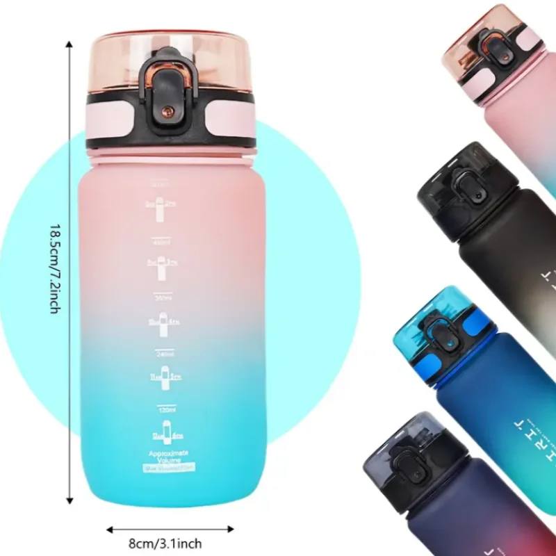Gourde de vélo en plastique sans BPA 500 ml à 650 ml