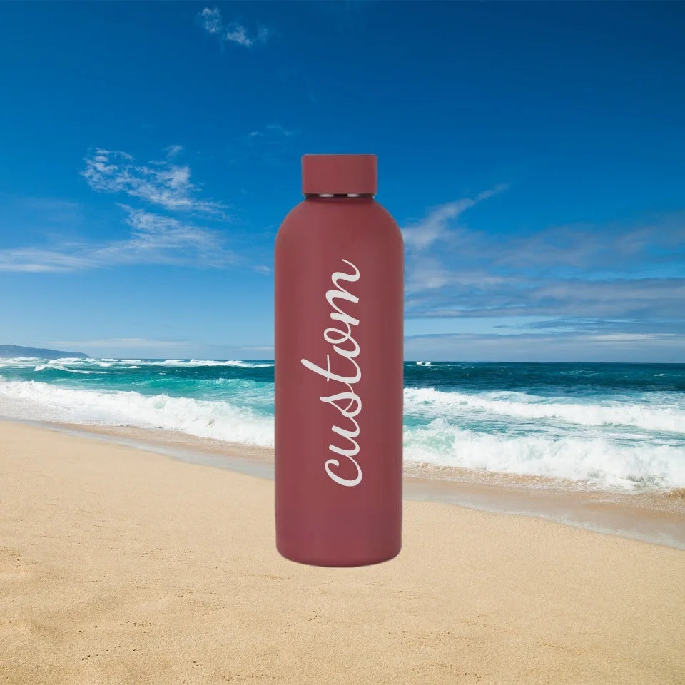 Gourde en inox 500 ml isotherme — Rouge
