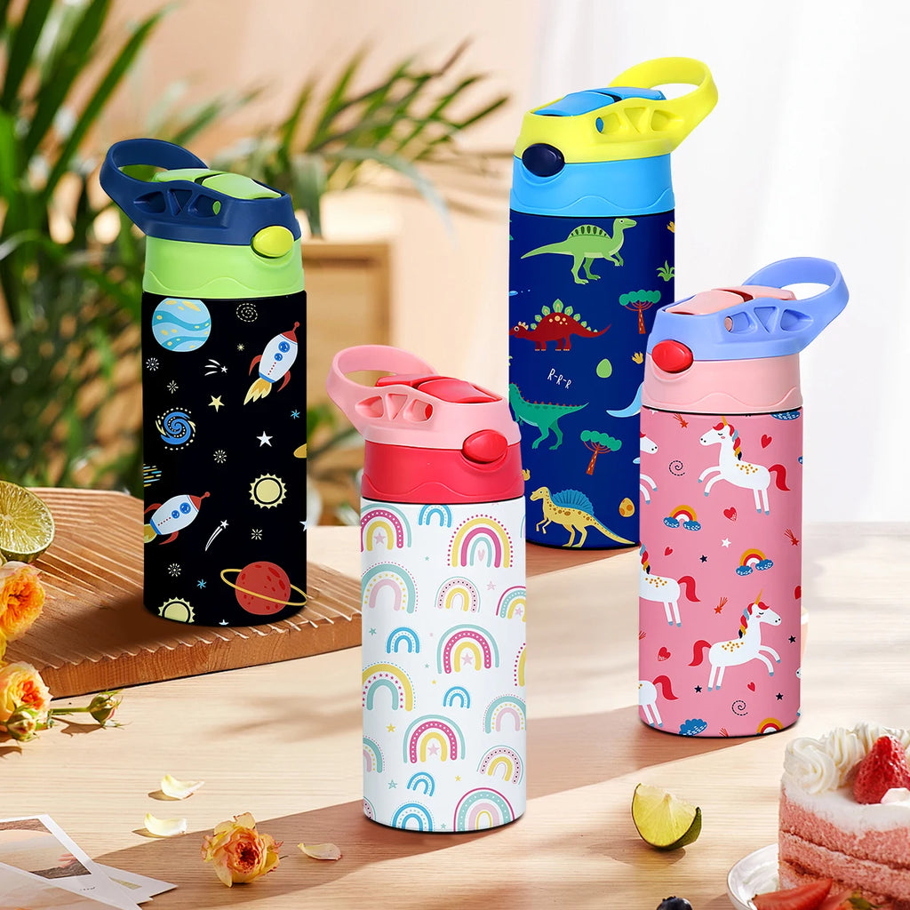 Gourde enfant 350 ml à paille