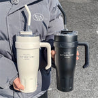 Gourde de sport en inox 1,1 L à 1,6 L à paille