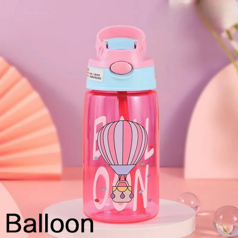 Gourde enfant en plastique sans BPA 480 ml à paille