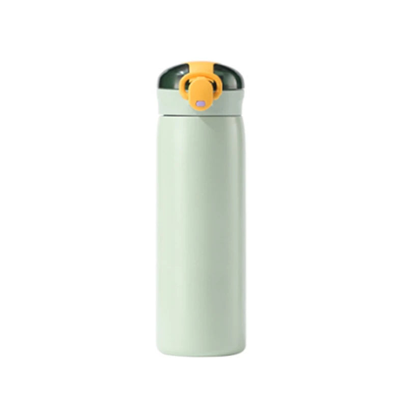 Gourde de sport en inox 320 ml à 460 ml à paille — 320 ml Vert