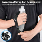 Gourde de running pliable 500 ml à sangle de main