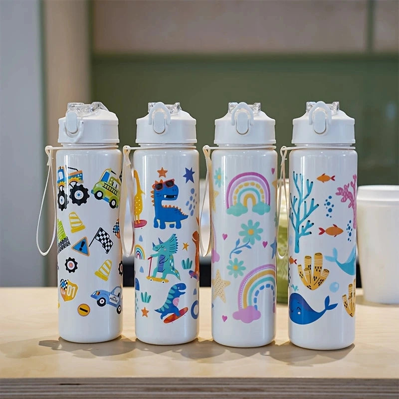 Gourde enfant en plastique sans BPA 680 ml à 750 ml