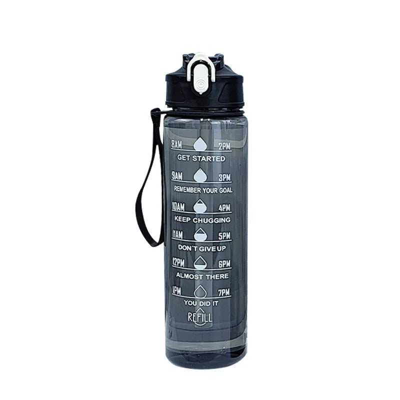 Gourde de sport 800 ml à paille