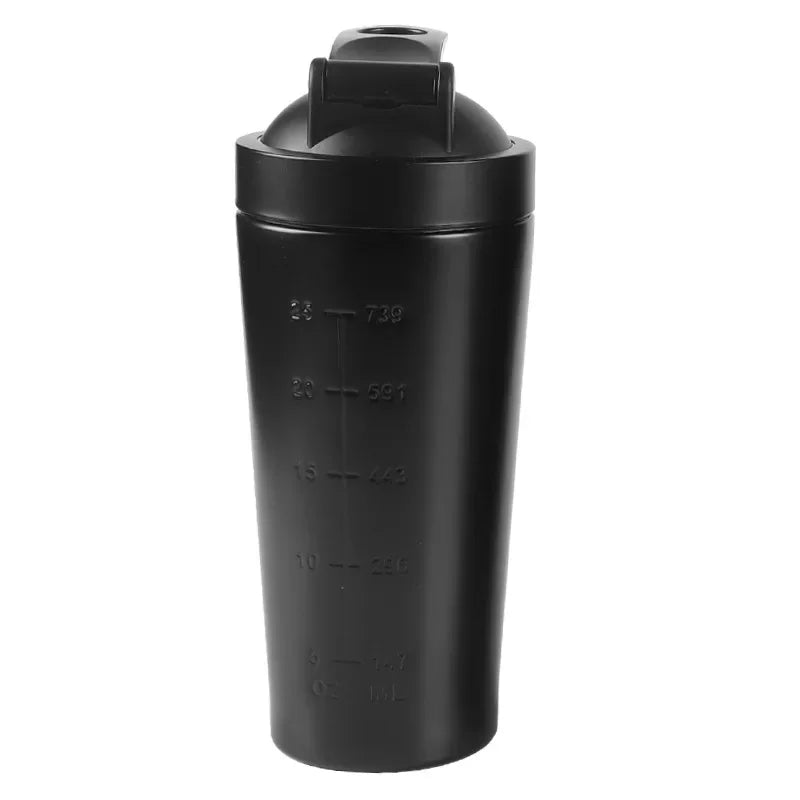Gourde de sport en inox 500 ml à 750 ml — Noir